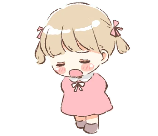 ☁️ Стикер «няша» для Telegram