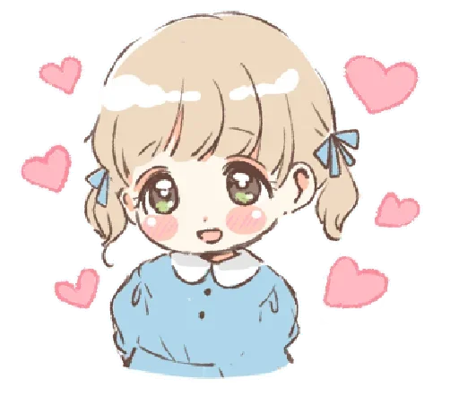 ☁️ Стикер «няша» для Telegram