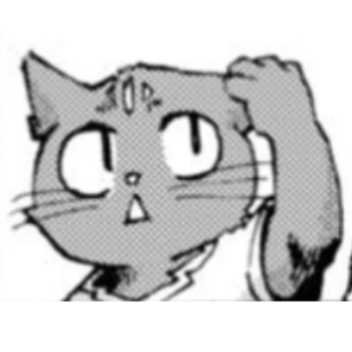 😐 Стикер «Kuroneko Nyango» для Telegram