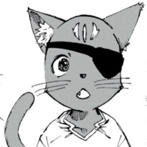 😮 Стикер «Kuroneko Nyango» для Telegram