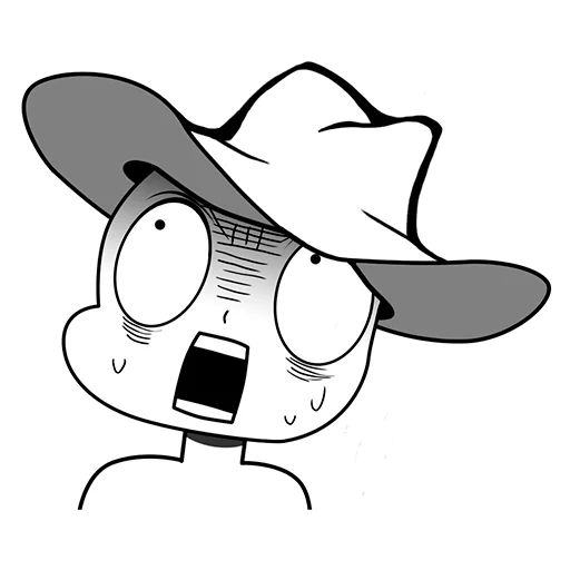 😨 Стикер «Нянхо» для Telegram