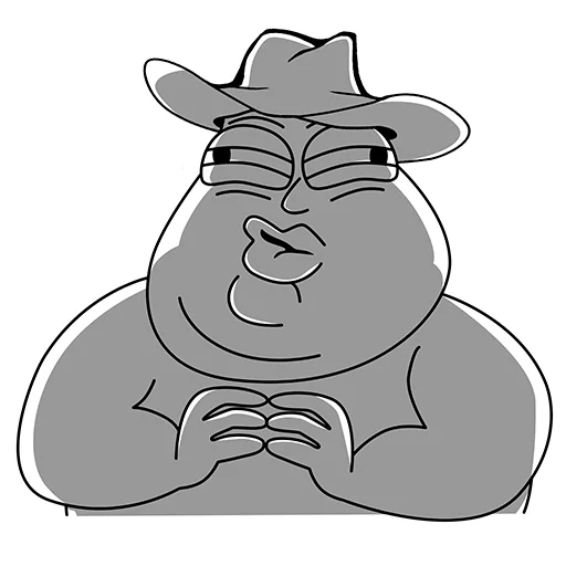 🤓 Стикер «Нянхо» для Telegram