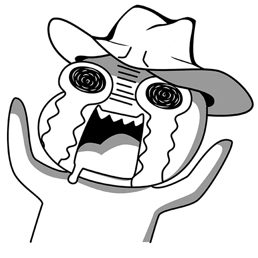 😱 Стикер «Нянхо» для Telegram
