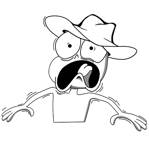 😱 Стикер «Нянхо» для Telegram