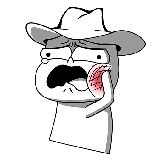 🤕 Стикер «Нянхо» для Telegram