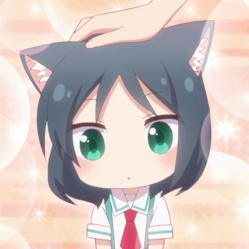 🥰 Стикер «Nyanko Days Part 1» для Telegram