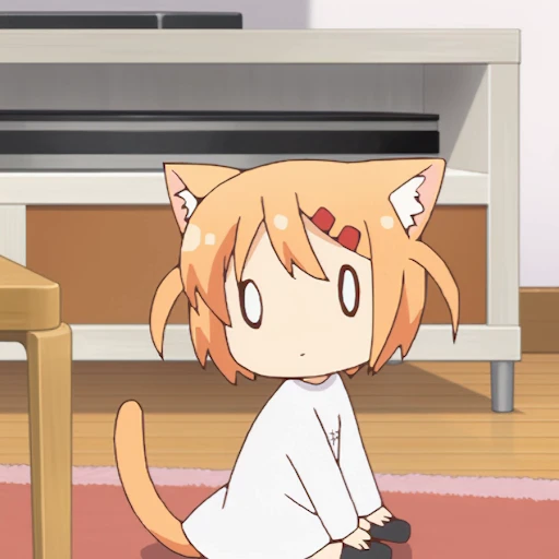 😮 Стикер «Nyanko Days Part 1» для Telegram