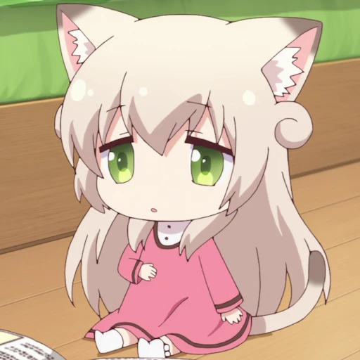 🍜 Стикер «Nyanko Days Part 1» для Telegram