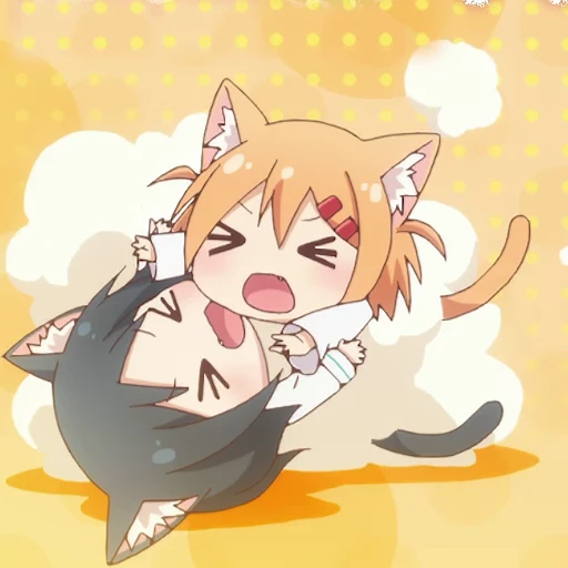 👊 Стикер «Nyanko Days Part 1» для Telegram