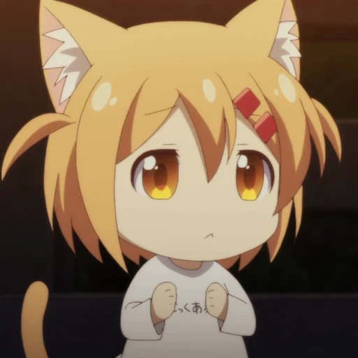 😶 Стикер «Nyanko Days Part 1» для Telegram