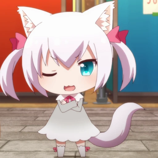 😉 Стикер «Nyanko Days Part 1» для Telegram