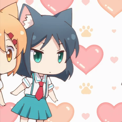 🤔 Стикер «Nyanko Days Part 1» для Telegram