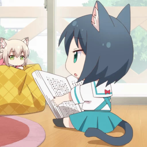 📖 Стикер «Nyanko Days Part 1» для Telegram