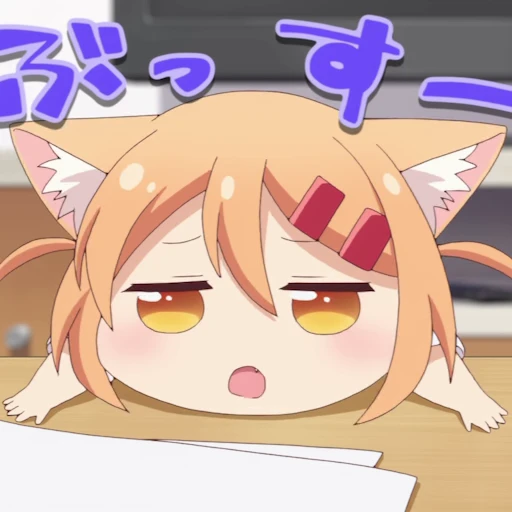 😞 Стикер «Nyanko Days Part 1» для Telegram