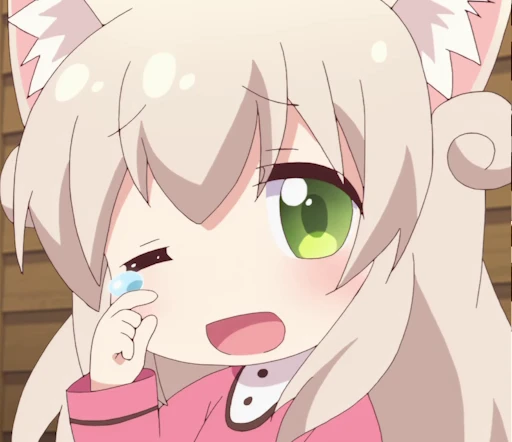 😅 Стикер «Nyanko Days Part 2» для Telegram