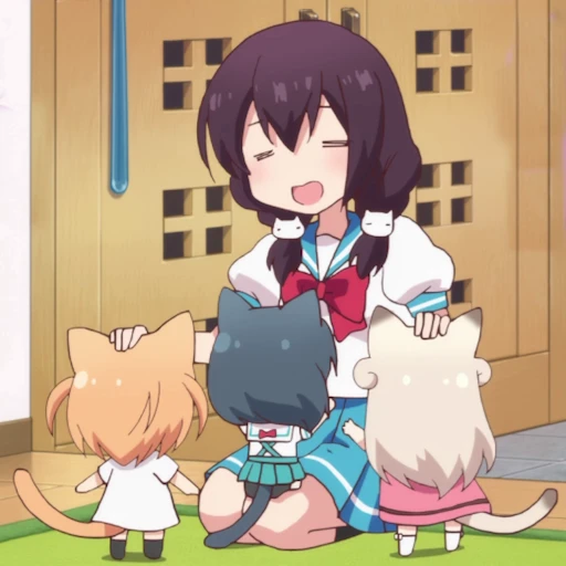 🤗 Стикер «Nyanko Days Part 2» для Telegram