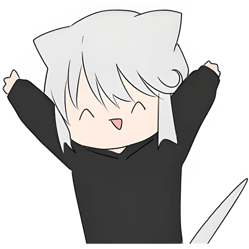 🥳 Стикер «Нянко кун» для Telegram
