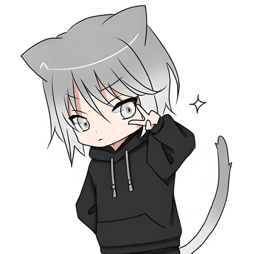 ✌️ Стикер «Нянко кун» для Telegram
