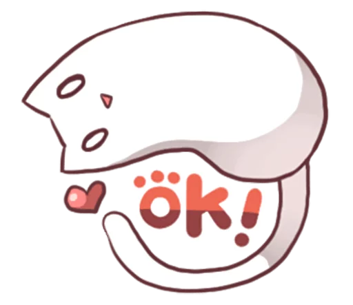 Стикерпак Nyan Nyan White Nyan для Telegram