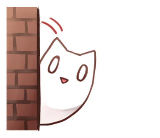 😺 Стикер «Nyan Nyan White Nyan» для Telegram