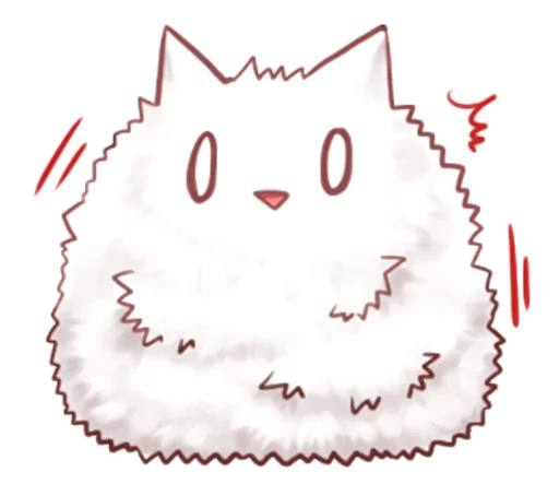 🙀 Стикер «Nyan Nyan White Nyan» для Telegram
