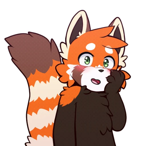 ☺️ Стикер «Red Panda -» для Telegram
