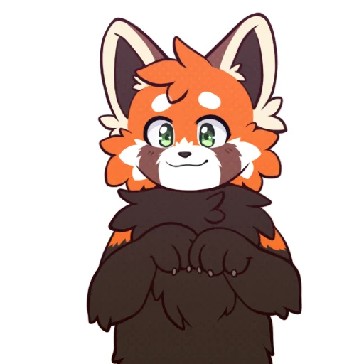 1️⃣ Стикер «Red Panda -» для Telegram