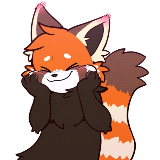 😊 Стикер «Red Panda -» для Telegram