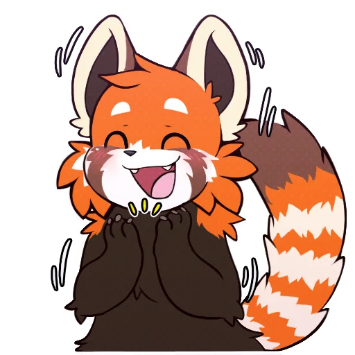 Стикерпак Red Panda - для Telegram