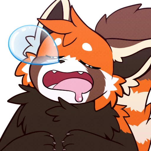 😪 Стикер «Red Panda -» для Telegram