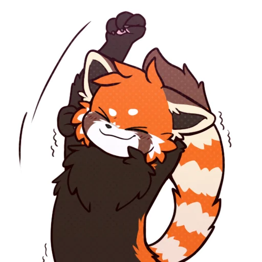 🥱 Стикер «Red Panda -» для Telegram