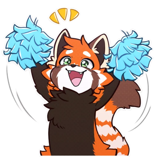 😄 Стикер «Red Panda -» для Telegram
