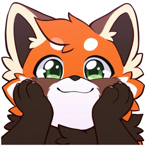 😮 Стикер «Red Panda -» для Telegram