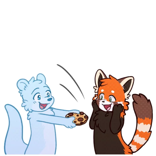 🍪 Стикер «Red Panda -» для Telegram