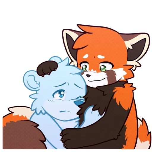 🤗 Стикер «Red Panda -» для Telegram
