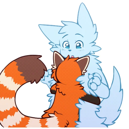 🥺 Стикер «Red Panda -» для Telegram