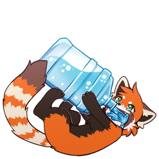 💧 Стикер «Red Panda -» для Telegram