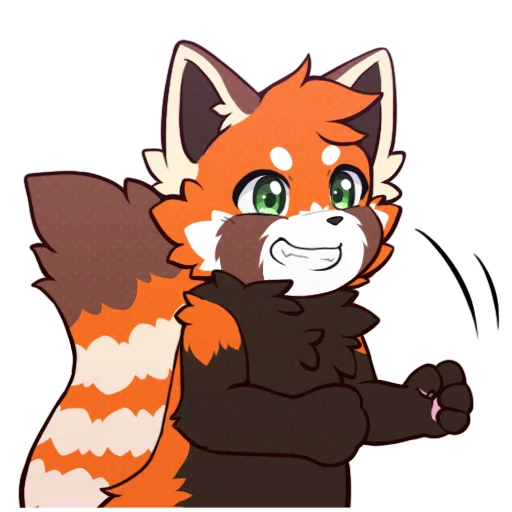 🎉 Стикер «Red Panda -» для Telegram