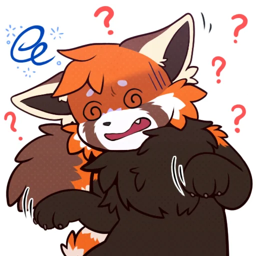 💫 Стикер «Red Panda -» для Telegram