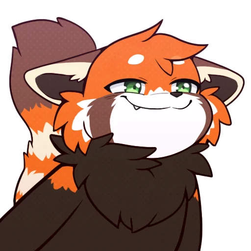 😏 Стикер «Red Panda -» для Telegram