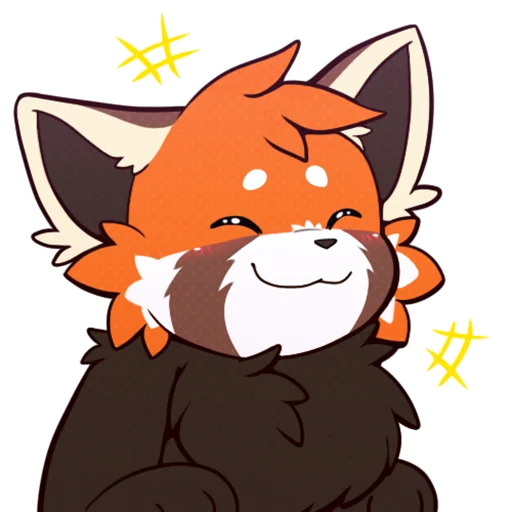😊 Стикер «Red Panda -» для Telegram