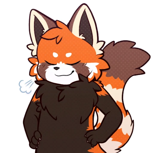😏 Стикер «Red Panda -» для Telegram