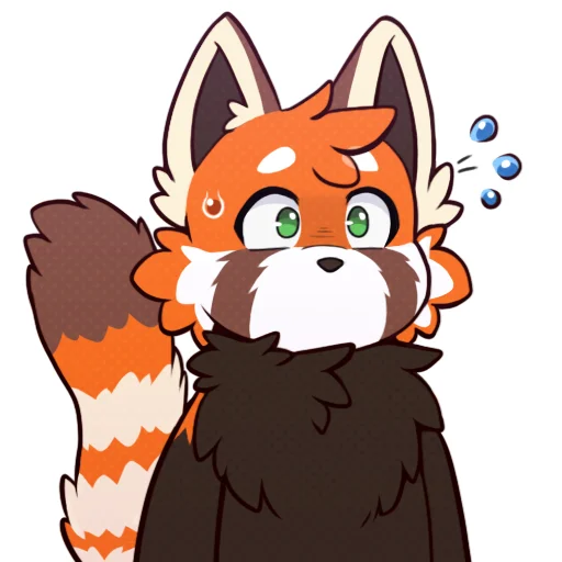 😶 Стикер «Red Panda -» для Telegram
