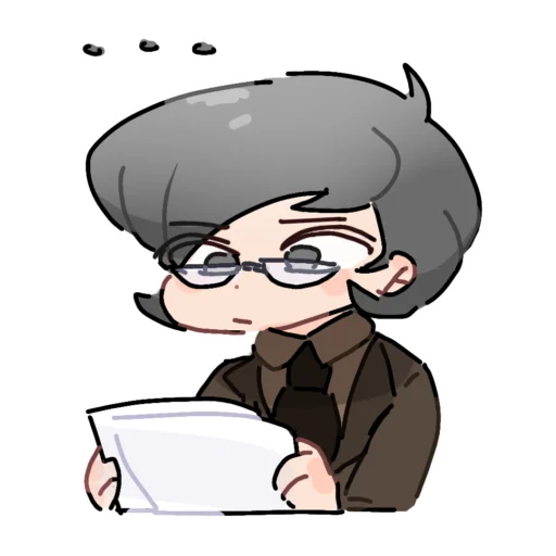 😶 Стикер «Почеркушки» для Telegram