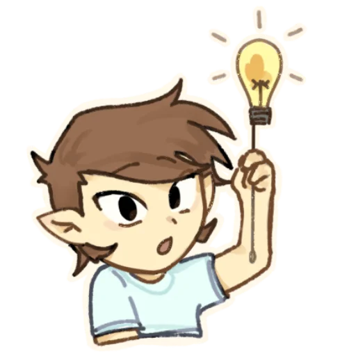💡 Стикер «Почеркушки» для Telegram