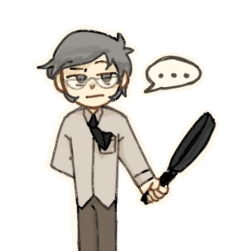 🤨 Стикер «Почеркушки» для Telegram
