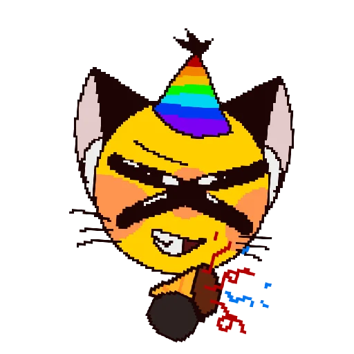 🥳 Стикер «Няпик» для Telegram