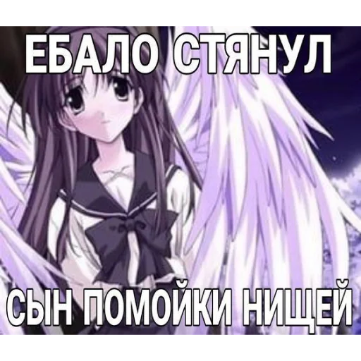 🌸 Стикер «Строго для няшки» для Telegram