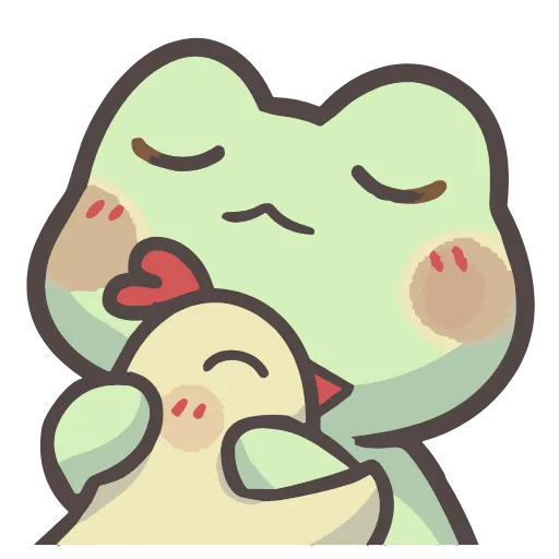Стикер 30 froggy stickers