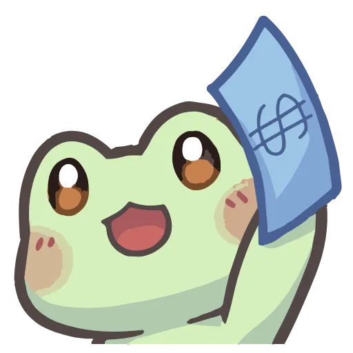 Стикер 35 froggy stickers